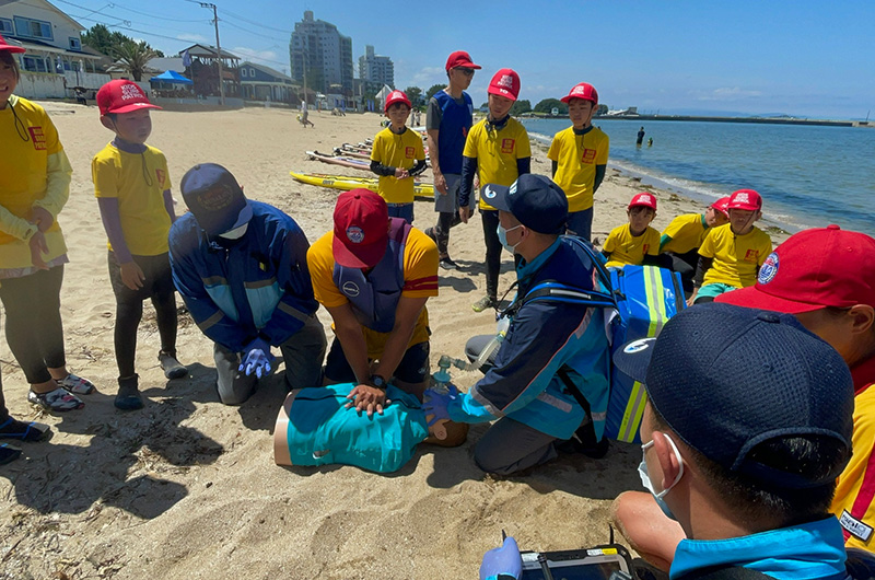 ジュニアライフセーバー体験